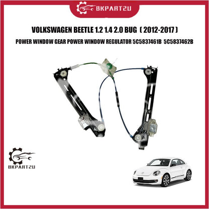 VOLKSWAGEN BEETLE 1.2 1.4 2.0 BUG 2012-2017 POWER WINDOW GEAR REGULATOR 5C5 837 461 B  5C5 837 462 B