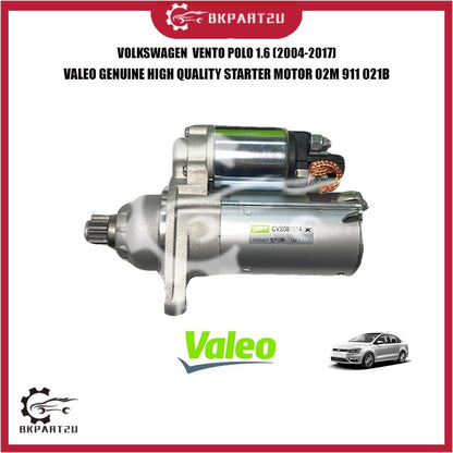 VOLKSWAGEN VENTO POLO 1.6 HATCHBACK SEDAN 2004-2017 STARTER MOTOR 10 TEETH VALEO 02M 911 021B