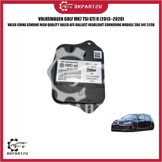 VOLKSWAGEN GOLF MK7 TSI GTI R AFS BALLAST LAMPU HEADLIGHT CORNERING MODULE VALEO 3D0 941 329B