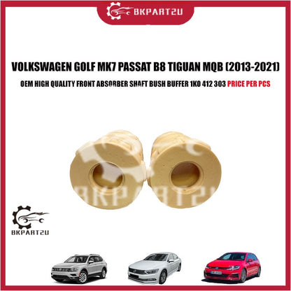 VOLKSWAGEN GOLF MK7 PASSAT B8 TIGUAN MQB (2013-2021) FRONT ABSORBER SHAFT BUSH 5QO 412 303 PER PCS