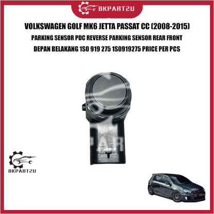 VOLKSWAGEN GOLF MK6 JETTA PASSAT CC PARKING SENSOR PDC REVERSE PARKING SENSOR REAR FRONT 1S0 919 275