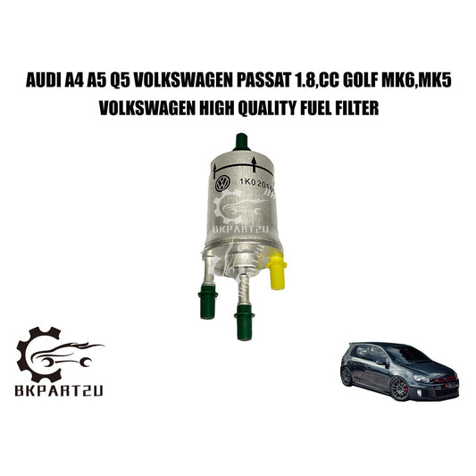 AUDI A4 A5 Q5 VOLKSWAGEN JETTA POLO GOLF MK6,MK5 (2008-2013) FUEL FILTER HIGH QUALITY 1K0 201 051K