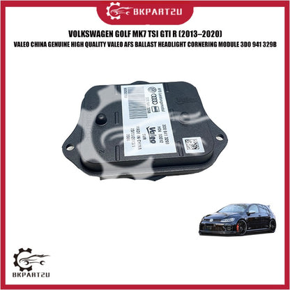 VOLKSWAGEN GOLF MK7 TSI GTI R AFS BALLAST LAMPU HEADLIGHT CORNERING MODULE VALEO 3D0 941 329B