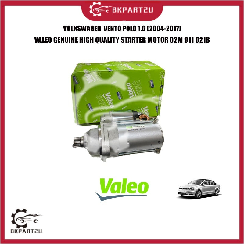 VOLKSWAGEN VENTO POLO 1.6 HATCHBACK SEDAN 2004-2017 STARTER MOTOR 10 TEETH VALEO 02M 911 021B