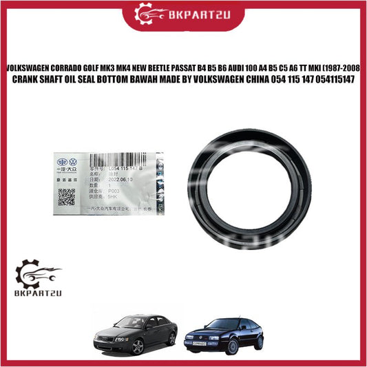 VOLKSWAGEN CORRADO GOLF MK3 MK4 NEW BEETLE PASSAT B4 B5 B6 AUDI 100 A4 B5 C5 A6 TT MKI (1987-2008) CRANK SHAFT OIL SEAL