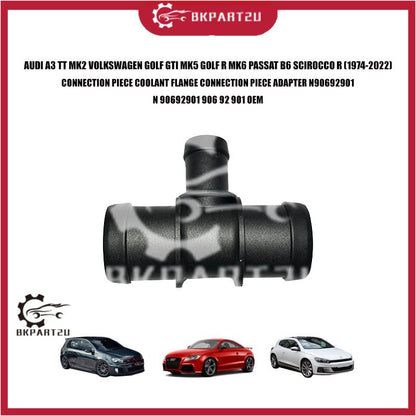 AUDI A3 MK2 VOLKSWAGEN GOLF GTI MK5 R MK6 PASSAT B6 SCIROCCO COOLANT FLANGE CONNECTION N 906 929 01