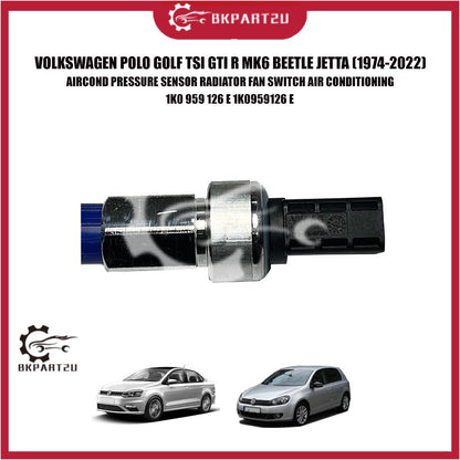 VOLKSWAGEN POLO GOLF TSI GTI R MK6 JETTA AIRCOND PRESSURE SENSOR RADIATOR FAN SWITCH 1K0959126 E