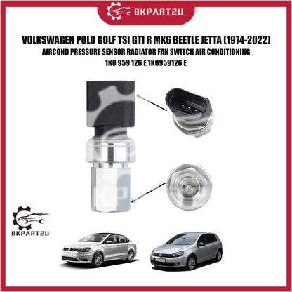 VOLKSWAGEN POLO GOLF TSI GTI R MK6 JETTA AIRCOND PRESSURE SENSOR RADIATOR FAN SWITCH 1K0959126 E