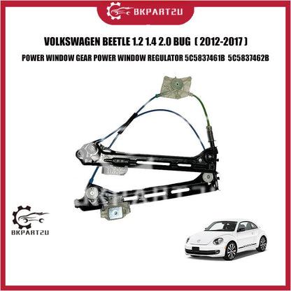 VOLKSWAGEN BEETLE 1.2 1.4 2.0 BUG 2012-2017 POWER WINDOW GEAR REGULATOR 5C5 837 461 B  5C5 837 462 B