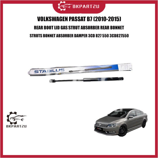 VOLKSWAGEN PASSAT B7 (2010-2015) REAR BOOT LID GAS STRUT ABSORBER REAR BONNET STRUTS BONNET ABSORBER DAMPER 3CD 827 550