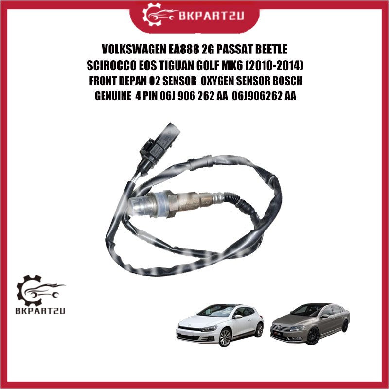 VOLKSWAGEN EA888 2G PASSAT BEETLE SCIROCCO EOS TIGUAN GOLF MK6 (2010-2014)FRONT DEPAN O2 SENSOR OXYGEN SENSOR BOSCH 4PIN