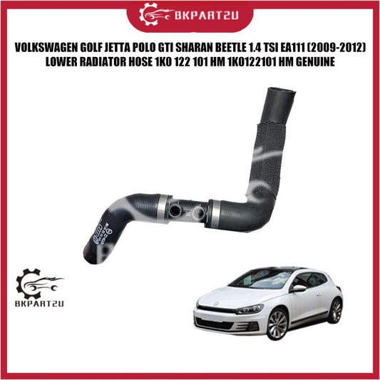 VOLKSWAGEN GOLF JETTA POLO GTI SHARAN BEETLE 1.4 TSI EA111 2009-2012 LOWER RADIATOR HOSE 1K0 122 101