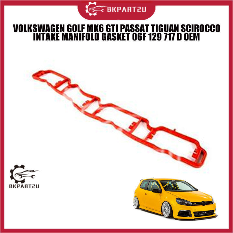 VOLKSWAGEN GOLF MK6 GTI PASSAT TIGUAN SCIROCCO INTAKE MANIFOLD GASKET 06F 129 717 D OEM