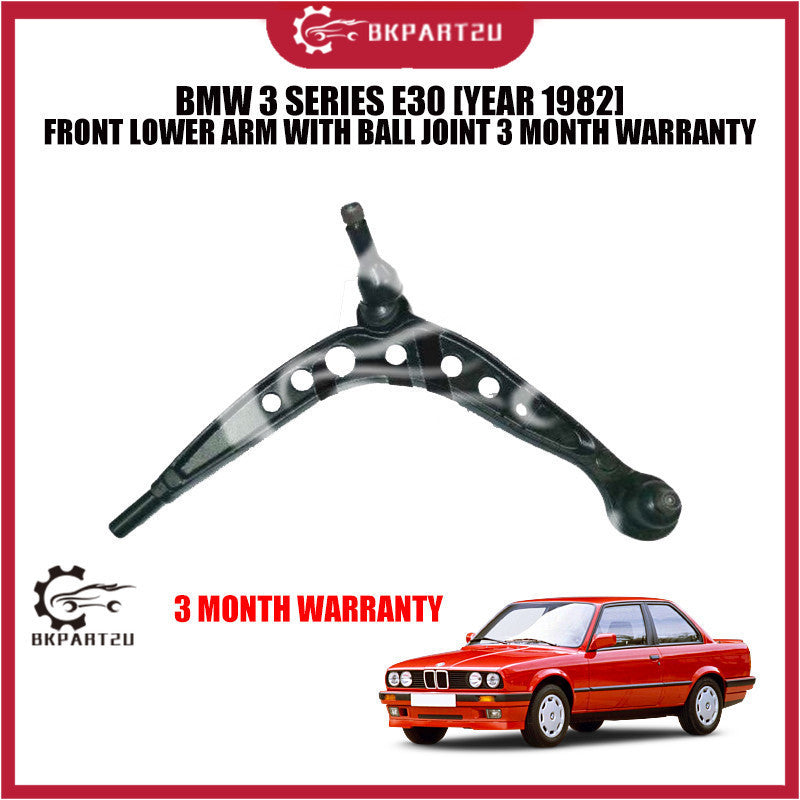 BMW 3 SERIES E30 [YEAR 1982] FRONT LOWER ARM WITH BALL JOINT 3 MONTH WARRANTY