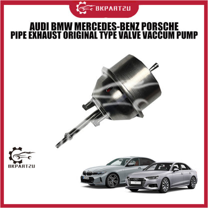 AUDI BMW MERCEDES-BENZ PORSCHE PIPE EXHAUST ORIGINAL TYPE VALVE VACCUM PUMP