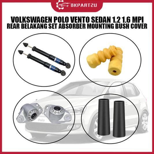 VOLKSWAGEN POLO VENTO SEDAN 1.2 1.6 MPI REAR BELAKANG SET ABSORBER MOUNTING BUSH COVER