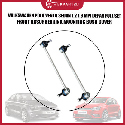 VOLKSWAGEN POLO VENTO SEDAN 1.2 1.6 MPI DEPAN FULL SET FRONT ABSORBER LINK MOUNTING BUSH COVER