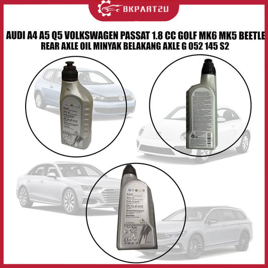 Audi Quattro Volkswagen 4 Motion 4wd (2000-2017) Rear Axle Oil Minyak Belakang Axle G 052 145 S2