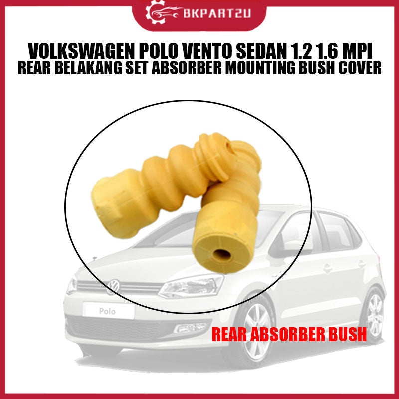 VOLKSWAGEN POLO VENTO SEDAN 1.2 1.6 MPI REAR BELAKANG SET ABSORBER MOUNTING BUSH COVER