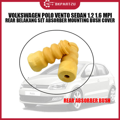 VOLKSWAGEN POLO VENTO SEDAN 1.2 1.6 MPI REAR BELAKANG SET ABSORBER MOUNTING BUSH COVER