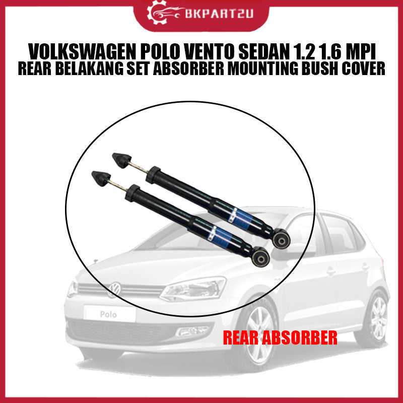 VOLKSWAGEN POLO VENTO SEDAN 1.2 1.6 MPI REAR BELAKANG SET ABSORBER MOUNTING BUSH COVER