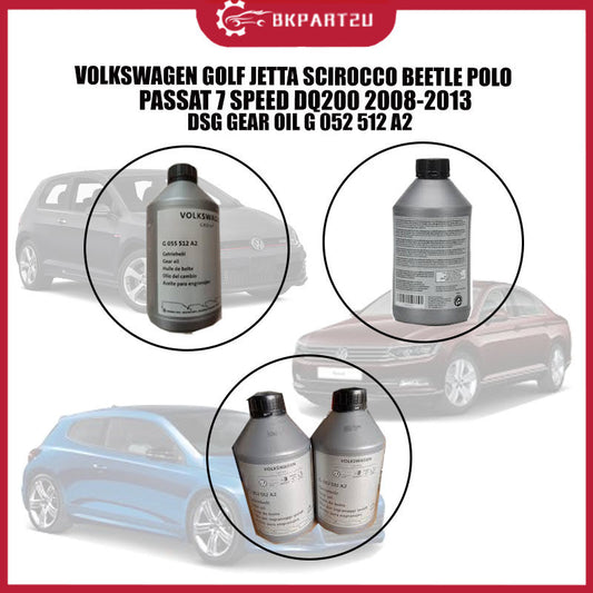 Volkswagen Golf Jetta Scirocco Beetle Polo Passat 7 Speed Dq200 (2008-2013) Dsg Gear Box Oil Minyak Gear G 052 512 A2