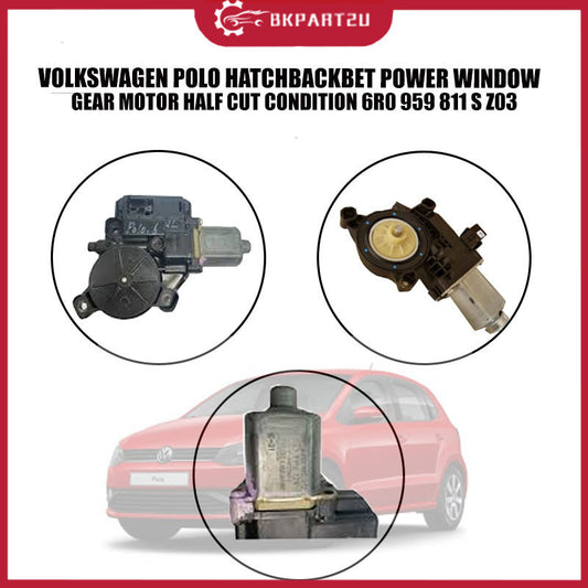 VOLKSWAGEN POLO HATCHBACKBET POWER WINDOW GEAR MOTOR HALF CUT CONDITION 6R0 959 811 S Z03