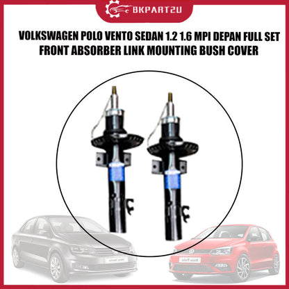 VOLKSWAGEN POLO VENTO SEDAN 1.2 1.6 MPI DEPAN FULL SET FRONT ABSORBER LINK MOUNTING BUSH COVER