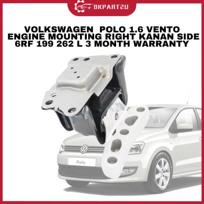 VOLKSWAGEN  POLO 1.6 VENTO (2009-2017) ENGINE MOUNTING RIGHT SIDE 6RF 199 262 L 3 MONTH WARRANTY