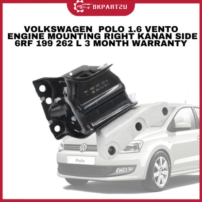 VOLKSWAGEN  POLO 1.6 VENTO (2009-2017) ENGINE MOUNTING RIGHT SIDE 6RF 199 262 L 3 MONTH WARRANTY