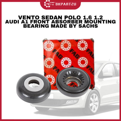 VOLKSWAGEN VENTO SEDAN POLO HATCHBACK 1.6 1.2 AUDI A1 FRONT ABSORBER MOUNTING BEARING MADE BY SACHS