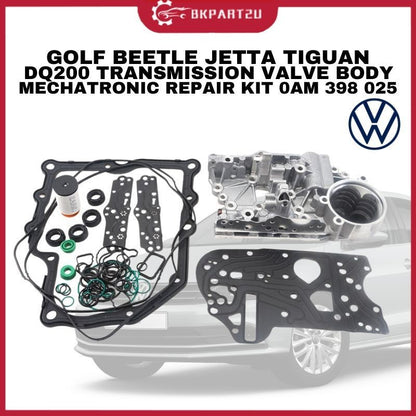 VOLKSWAGEN GOLF POLO BEETLE JETTA SCIROCCO SHARAN TIGUAN DQ200 0AM TRANSMISSION FULL VALVE BODY MECHATRONIC REPAIR KIT