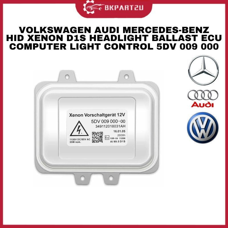 VOLKSWAGEN AUDI MERCEDES-BENZ HID XENON D1S HEADLIGHT BALLAST ECU COMPUTER LIGHT CONTROL 5DV009000