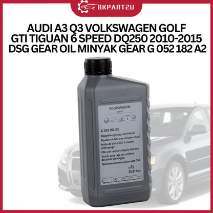 Audi A3 Q3 Volkswagen Golf Gti Tiguan 6 Speed Dq250 2010-2015 Dsg Gear Oil Minyak Gear G 052 182 A2