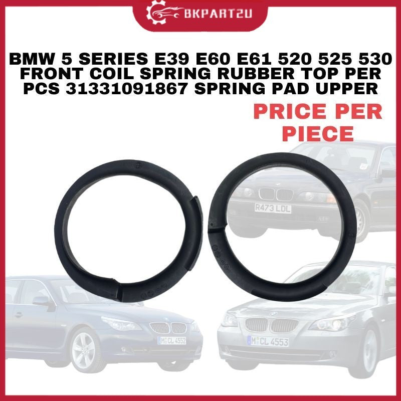 BMW 5 SERIES E39 E60 E61 520 525 530 FRONT COIL SPRING RUBBER TOP PER PCS 31331091867 SPRING PAD UPPER