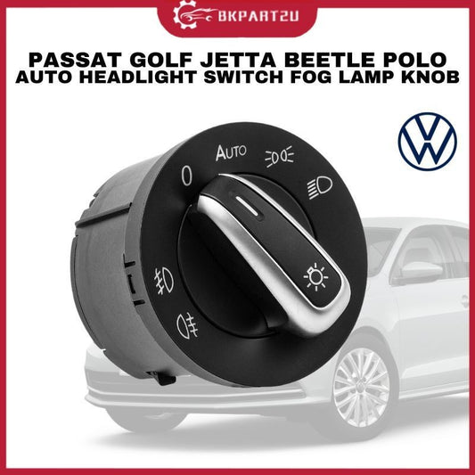 VOLKSWAGEN PASSAT GOLF JETTA BEETLE POLO 2003-2015 AUTO HEADLIGHT SWITCH FOG LAMP KNOB 5ND 941 431 B