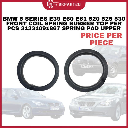 BMW 5 SERIES E39 E60 E61 520 525 530 FRONT COIL SPRING RUBBER TOP PER PCS 31331091867 SPRING PAD UPPER