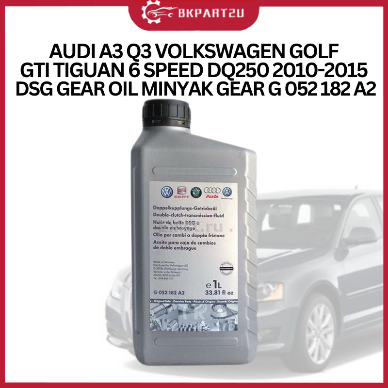 Audi A3 Q3 Volkswagen Golf Gti Tiguan 6 Speed Dq250 2010-2015 Dsg Gear Oil Minyak Gear G 052 182 A2