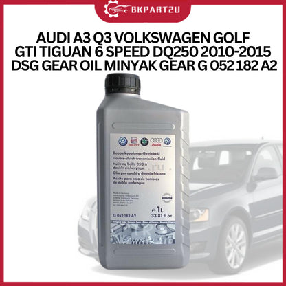 Audi A3 Q3 Volkswagen Golf Gti Tiguan 6 Speed Dq250 2010-2015 Dsg Gear Oil Minyak Gear G 052 182 A2