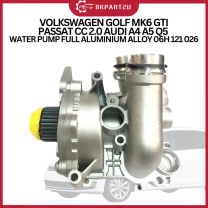 VOLKSWAGEN GOLF MK6 GTI PASSAT CC 2.0 AUDI A4 A5 Q5  WATER PUMP FULL ALUMINIUM ALLOY 06H 121 026