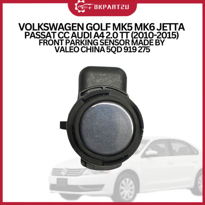 VOLKSWAGEN GOLF MK5 MK6 JETTA PASSAT CC AUDI A4 2.0 TT (2010-2015) FRONT PARKING SENSOR MADE BY VALEO CHINA 5QD 919 275