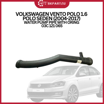 VOLKSWAGEN VENTO POLO 1.6 POLO SEDEN (2004-2017) WATER PUMP PIPE WITH ORING 03C 121 065