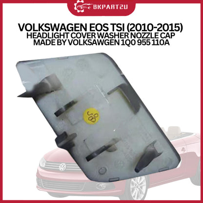 VOLKSWAGEN EOS TSI (2010-2015) HEADLIGHT COVER WASHER NOZZLE CAP MADE BY VOLKSAWGEN 1Q0 955 110A