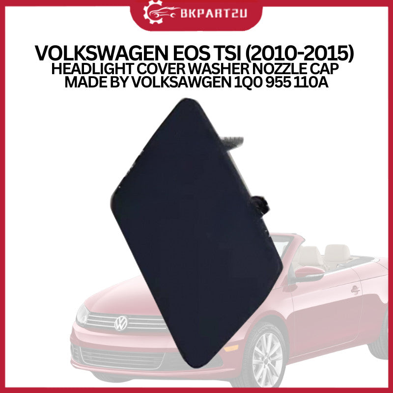 VOLKSWAGEN EOS TSI (2010-2015) HEADLIGHT COVER WASHER NOZZLE CAP MADE BY VOLKSAWGEN 1Q0 955 110A