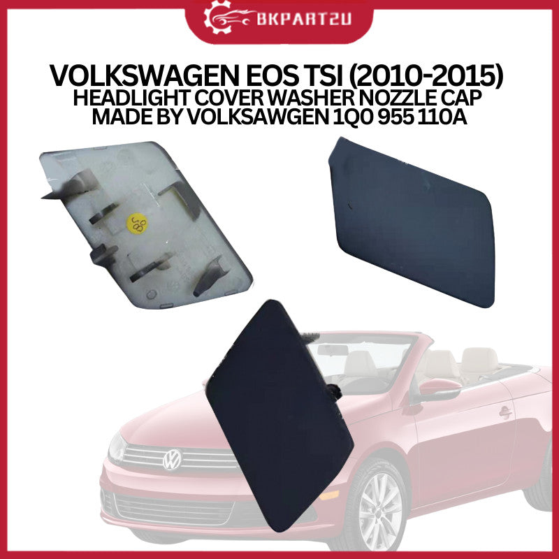 VOLKSWAGEN EOS TSI (2010-2015) HEADLIGHT COVER WASHER NOZZLE CAP MADE BY VOLKSAWGEN 1Q0 955 110A