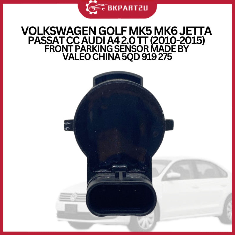 VOLKSWAGEN GOLF MK5 MK6 JETTA PASSAT CC AUDI A4 2.0 TT (2010-2015) FRONT PARKING SENSOR MADE BY VALEO CHINA 5QD 919 275