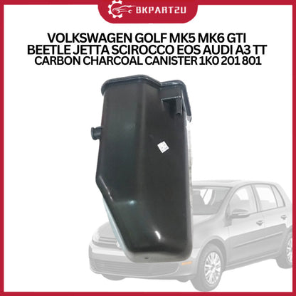 VOLKSWAGEN GOLF MK5 MK6 GTI BEETLE JETTA SCIROCCO EOS AUDI A3 TT (2009-2015) CARBON CHARCOAL CANISTER 1K0 201 801