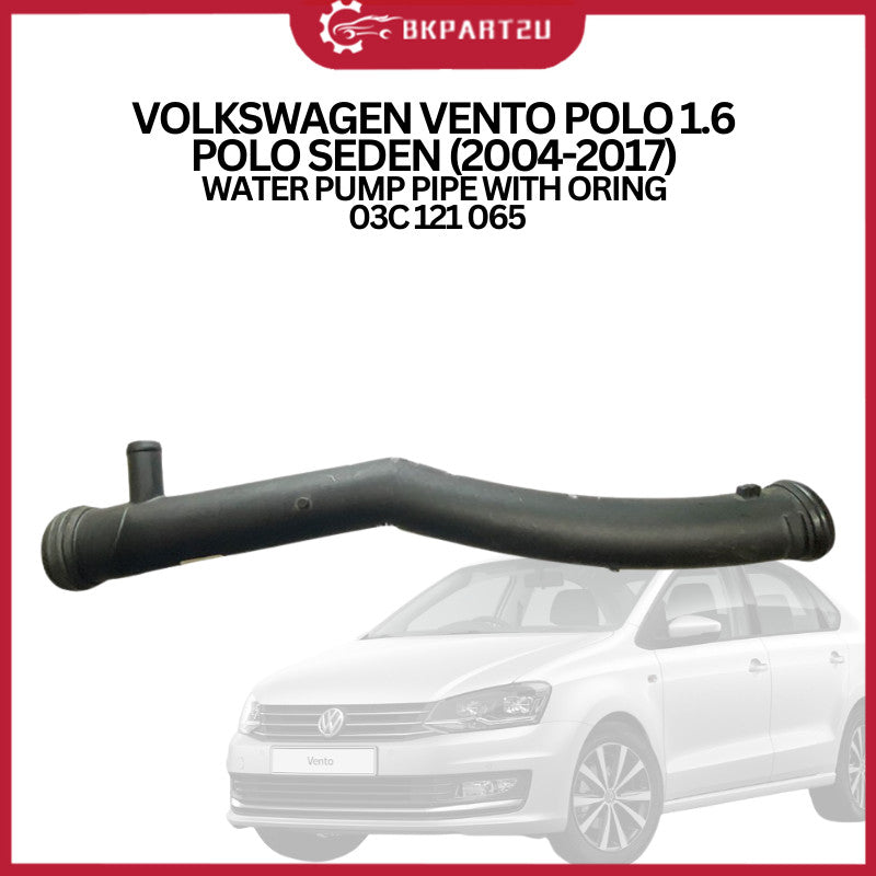 VOLKSWAGEN VENTO POLO 1.6 POLO SEDEN (2004-2017) WATER PUMP PIPE WITH ORING 03C 121 065