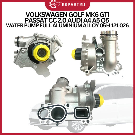 VOLKSWAGEN GOLF MK6 GTI PASSAT CC 2.0 AUDI A4 A5 Q5  WATER PUMP FULL ALUMINIUM ALLOY 06H 121 026